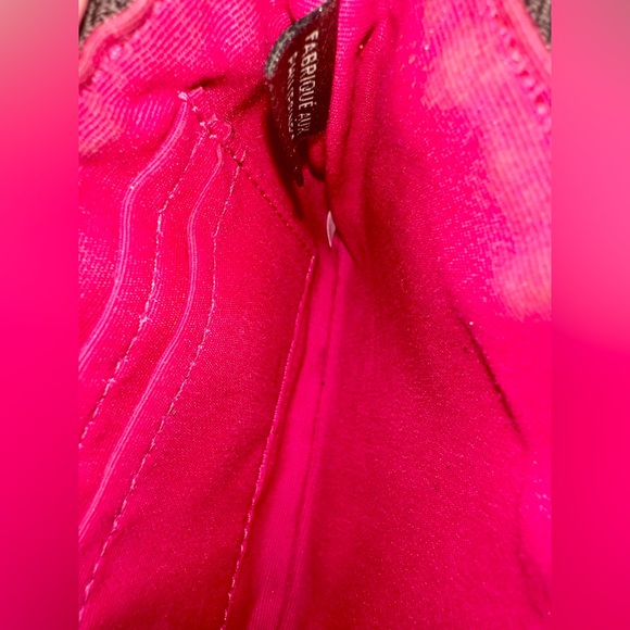 Coach Signature Pink and Brown Wristlet - Picture 9 of 9